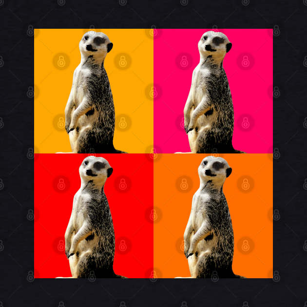 Meerkat Pop Art by Pete's Place - where the magic happens!